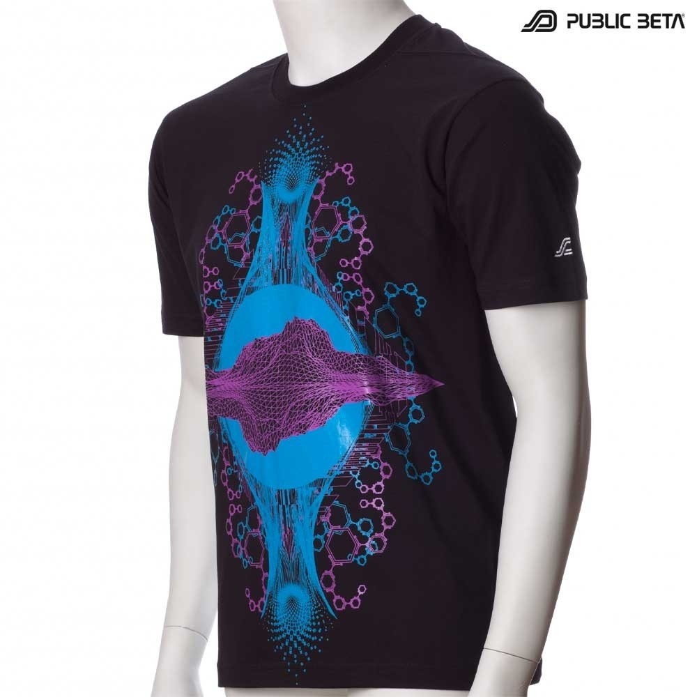 Psychedelic Art Printed T-Shirt / Supersymmetry UV D80
