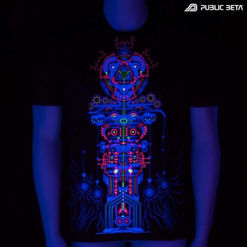 Meruvian UV Blacklight Art T-Shirt