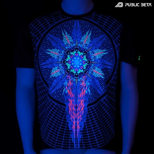 Powercore UV Active  T-Shirt / Blacklight Active Festival Fashion