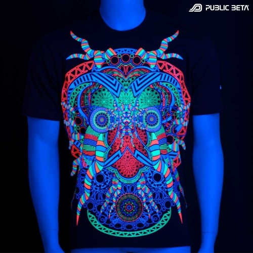 Spirit UV D51 - Blacklight Active Psychedelic T-Shirt
