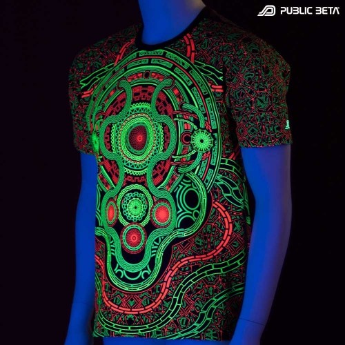 Mastermind UV Active Psy T-shirt / Dj T-shirt / Partywear