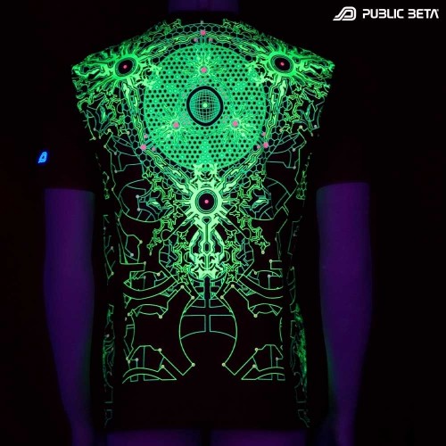 UV Glow T-Shirt / Psytrance Festival Clothing