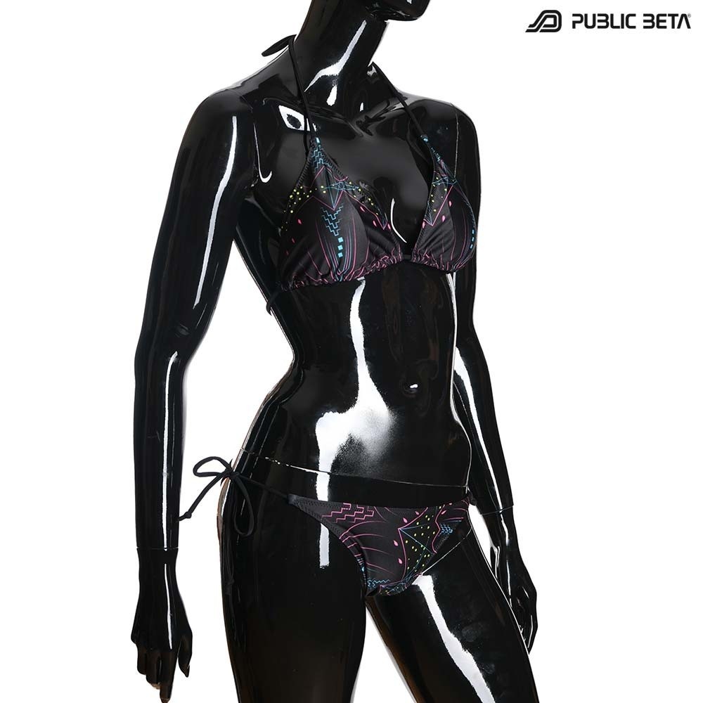 Meruvian UV D82 Bikini Set / Psychedelic Patterns / Swimwear