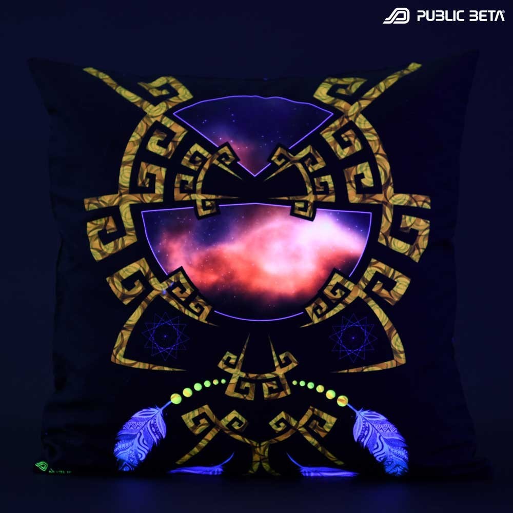 Astral UV D145 Blacklight Pillow Cover / Psydeco