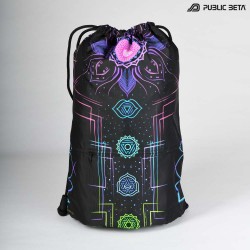 Glow in Blacklight  Backpack / Chakra Power D112 UV