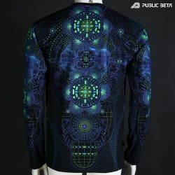 Longsleeve Shirt with UV Active Print by Public Beta Wear