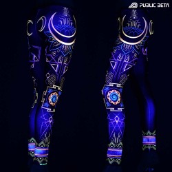 Digital Shiva Blacklight Psywear by Public Beta