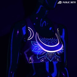 Digital Shiva UV Active Top / Psychedelic Active Wear