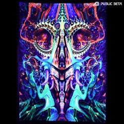 Jungle Ginie D166 Blacklight Active Tapestry