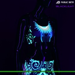 Transcendence Psychedelc Clothing for Psychedelic Yogis, UV Active prints by Public Beta Wear