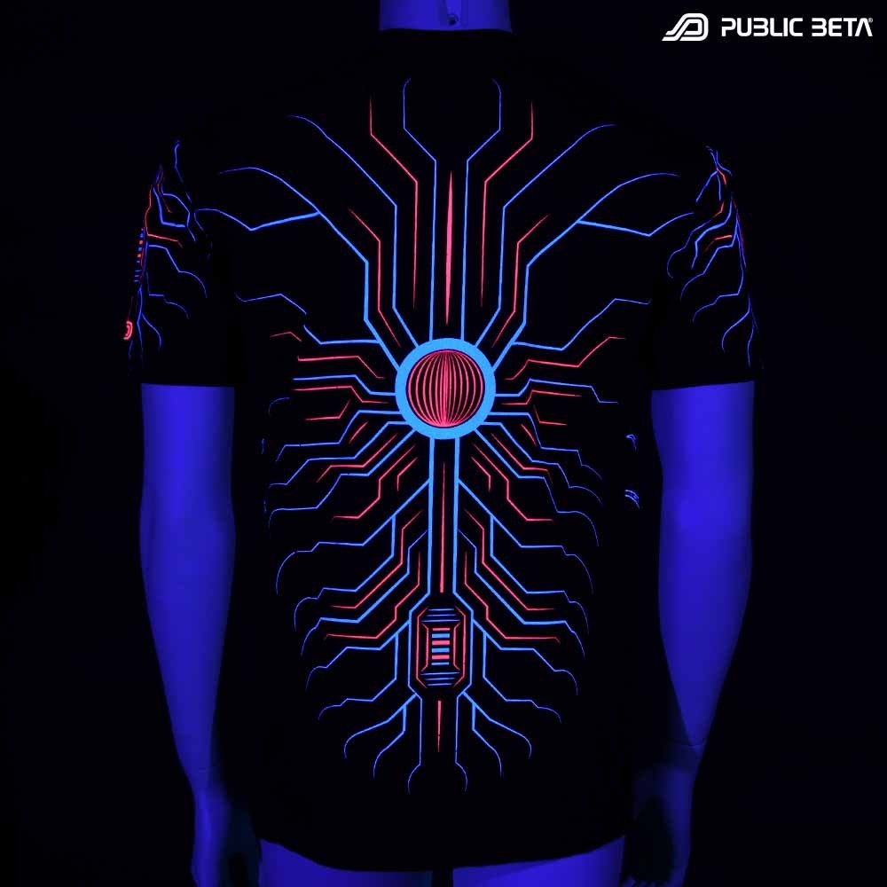 Psychedelic Art Printed T-Shirt / Kali UV D150