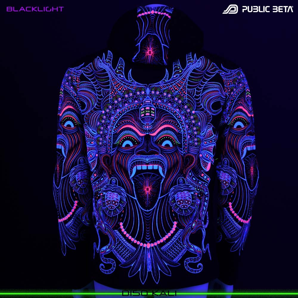 KALI Blacklight Art by Public Beta Wear