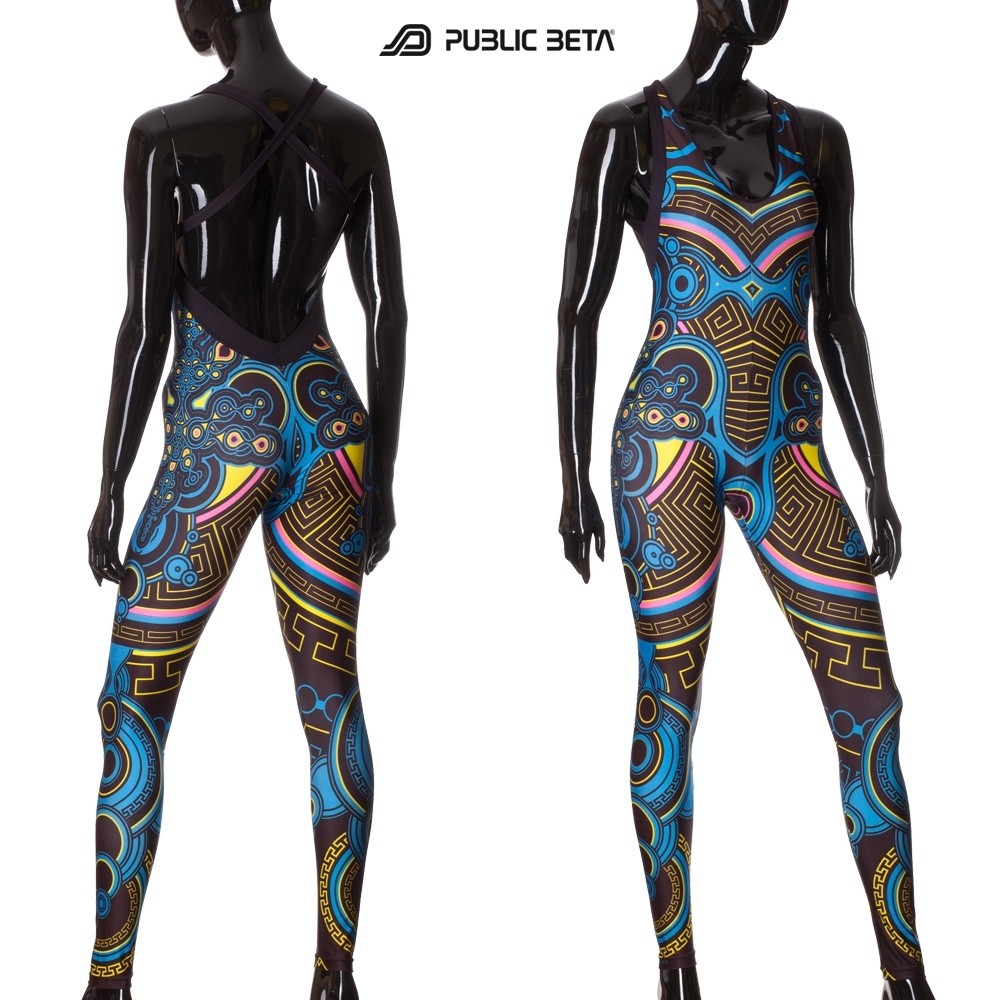 Archaic Trip UV Jumpsuit Psychedelic Clothing