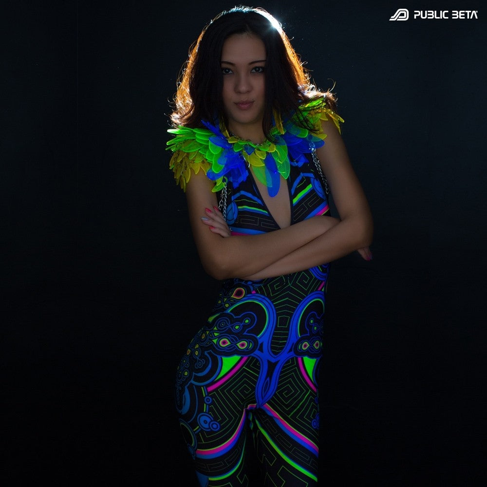 Archaic Trip UV Jumpsuit Psychedelic Clothing