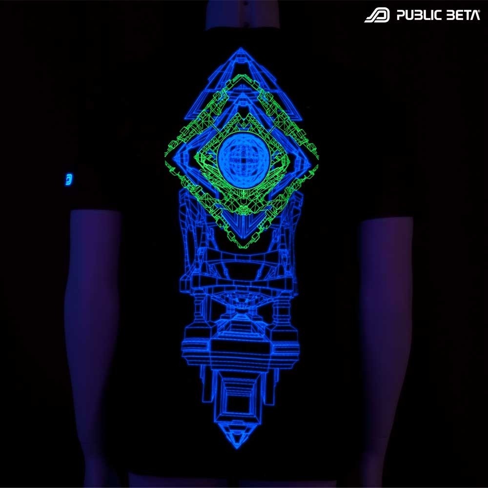 Synchronizer UV Futuristic Blacklight Clothing