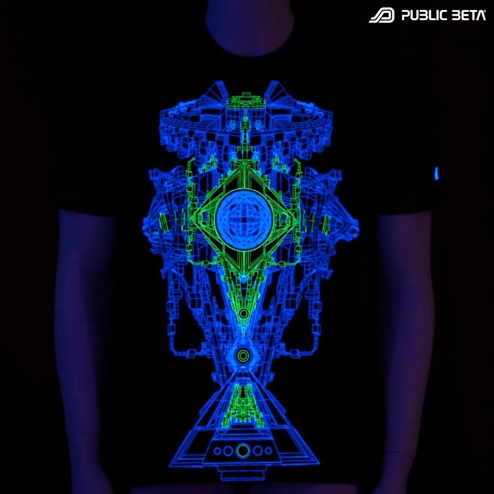 Synchronizer UV Futuristic Blacklight Clothing