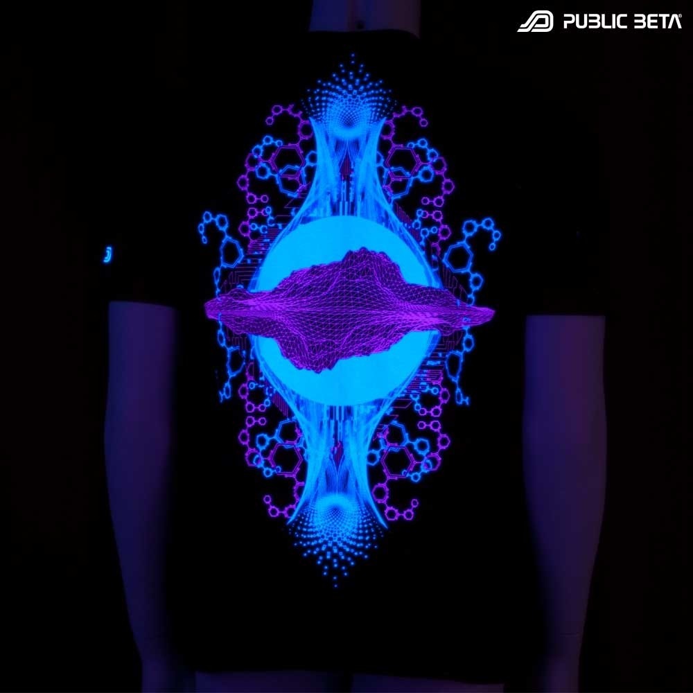 UV Active Futuristic Hitech style T-shirt