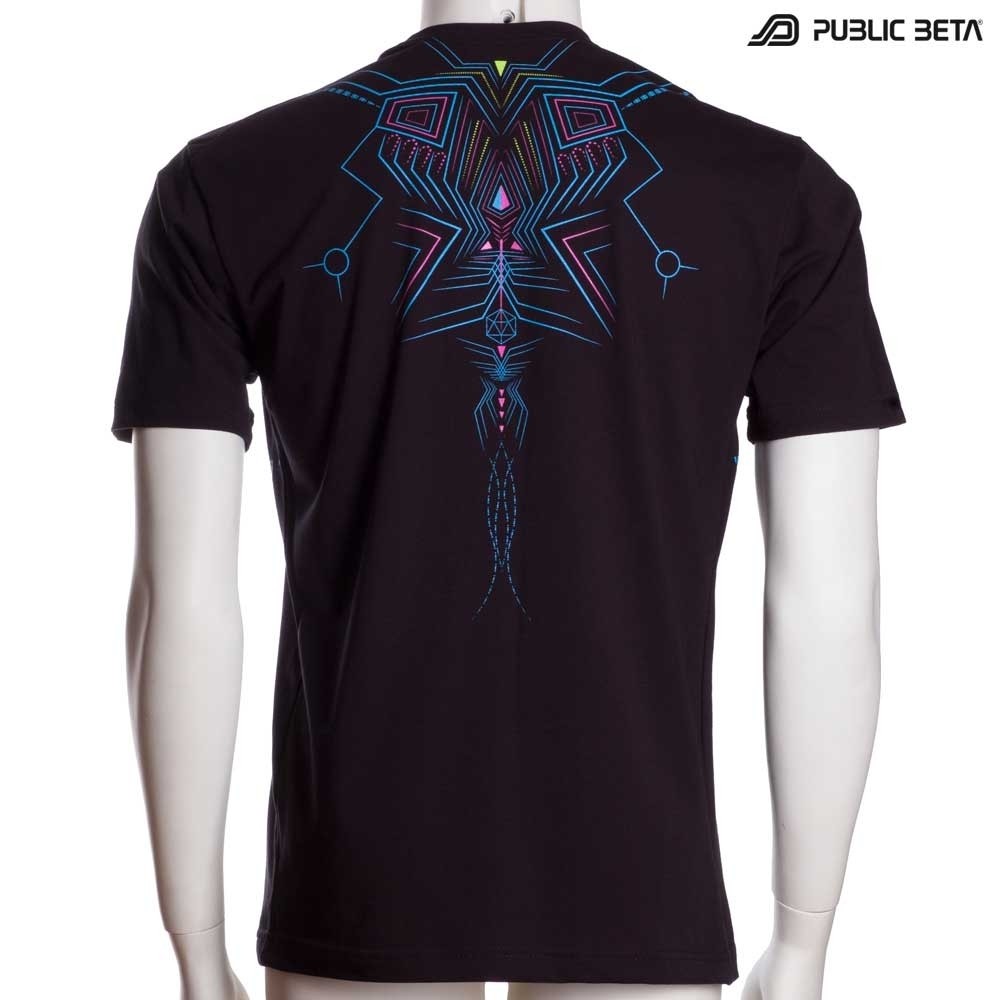 Psychedelic Blacklight Active T-Shirt - DeBug UV D95 
