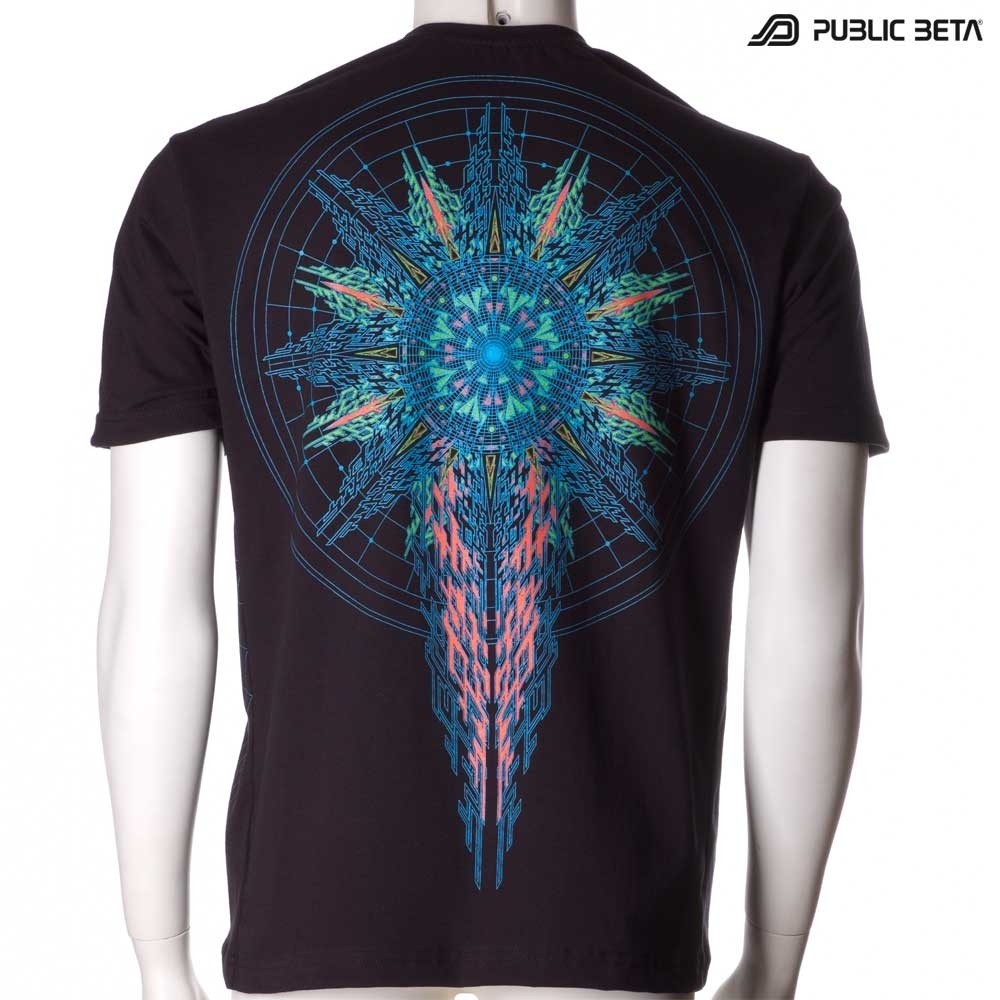 Powercore UV Active  T-Shirt / Blacklight Active Festival Fashion