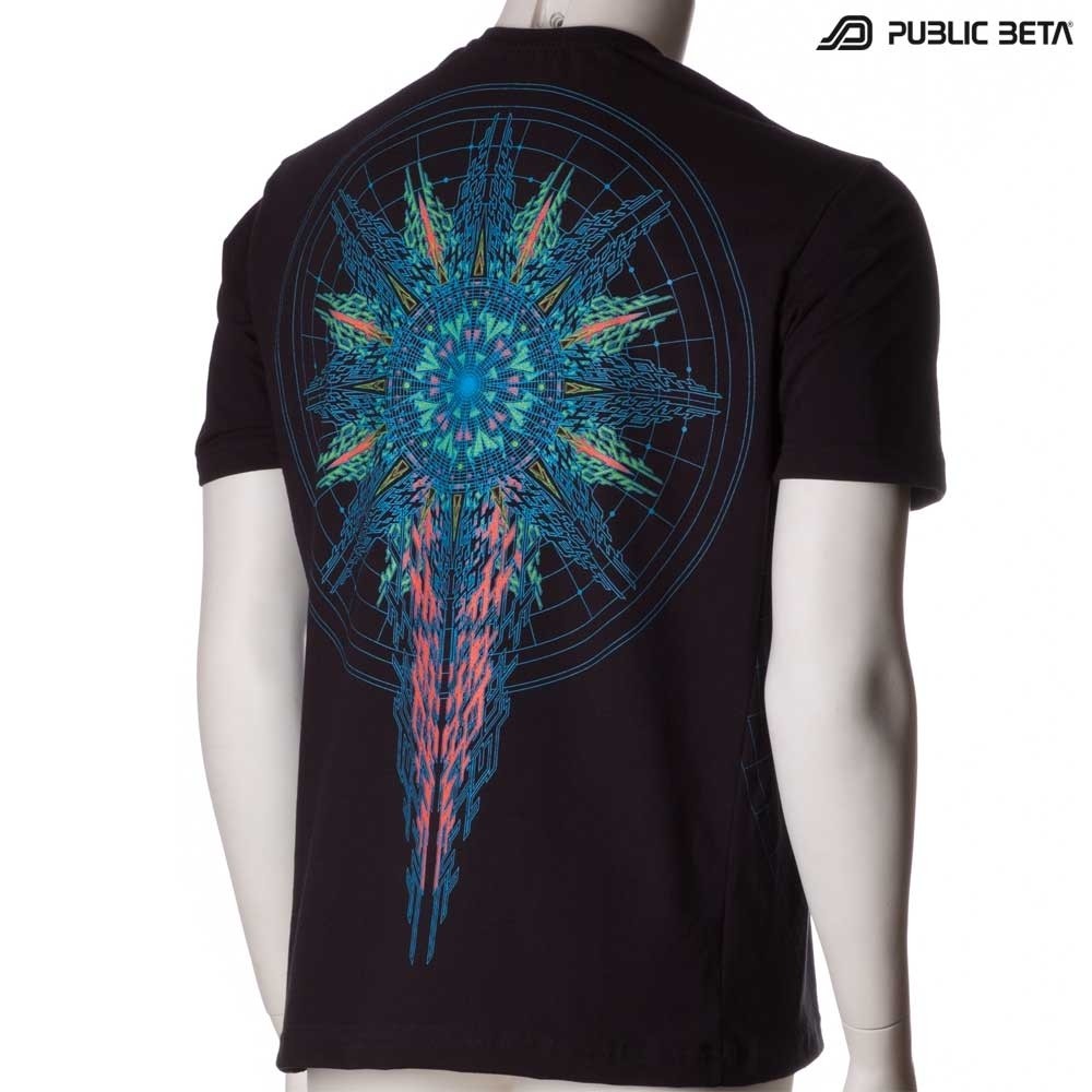 Powercore UV Active  T-Shirt / Blacklight Active Festival Fashion