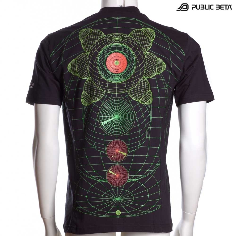 Intergalactic UV Active Psychedelic DJ T-Shirt