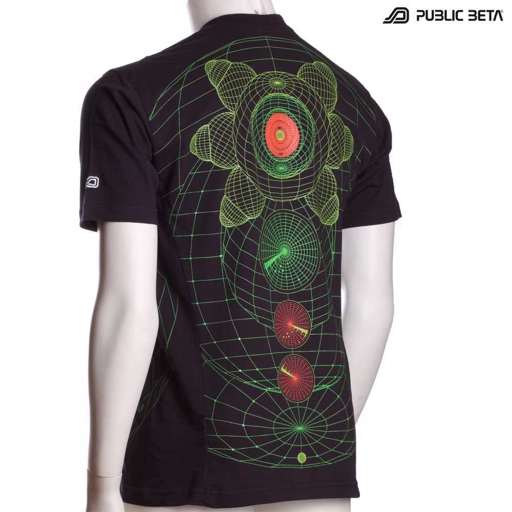 Intergalactic UV Active Psychedelic DJ T-Shirt
