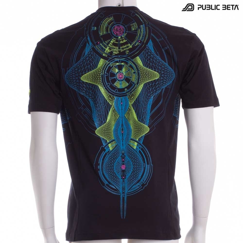 Neuron UV D52 - Psychedelic T-Shirt by Public Beta Wear