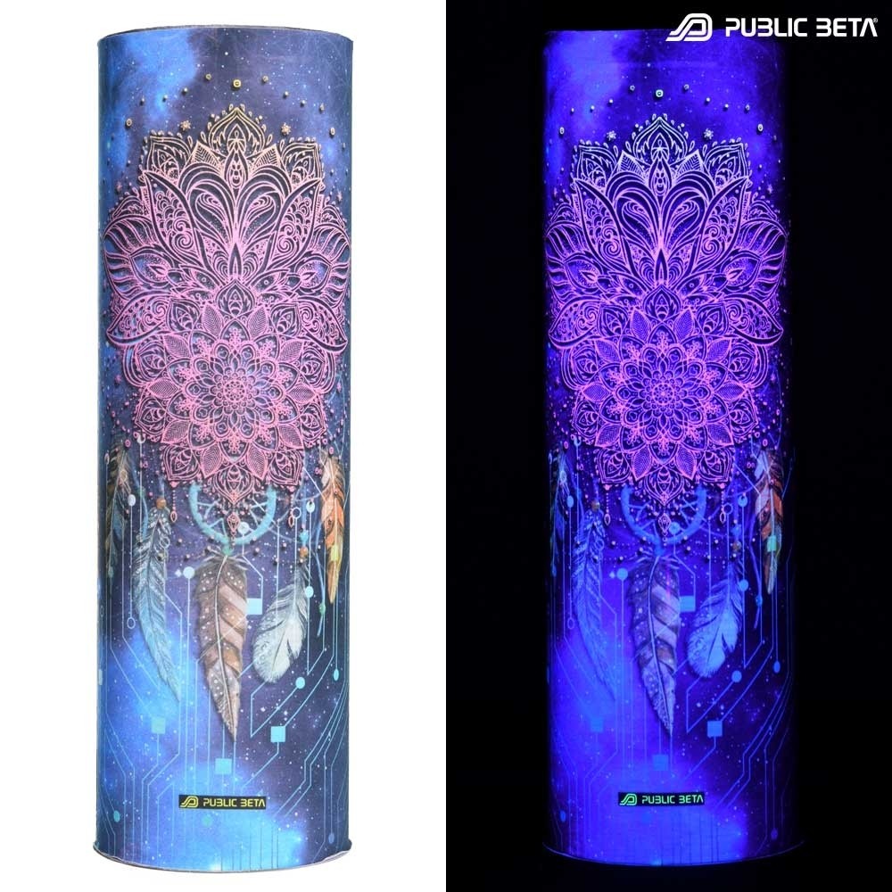 Tube Bandana / UV Active Face Mask/ Glow D130