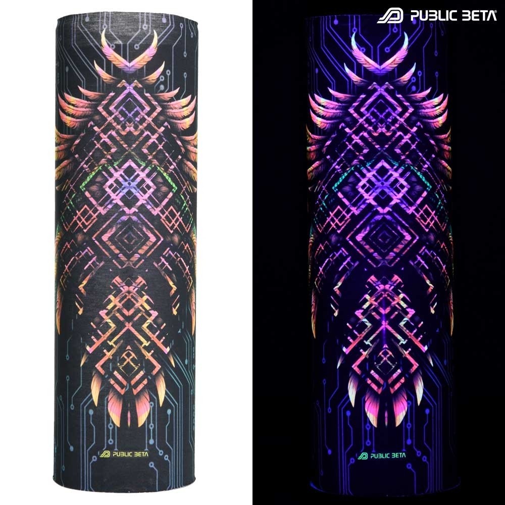 Tube Bandana / UV Active Face Mask /Supernatural D136