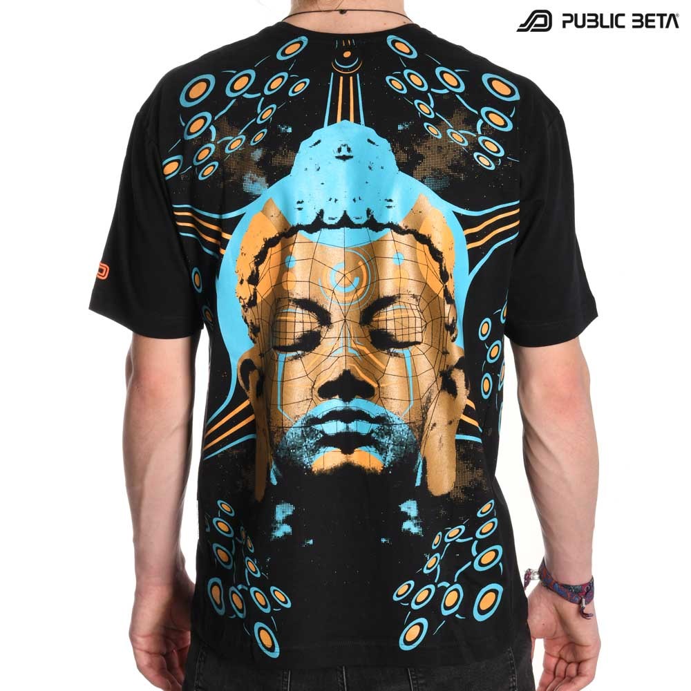 UV Active Psytrance T-Shirt / Quantumkarma UV D57
