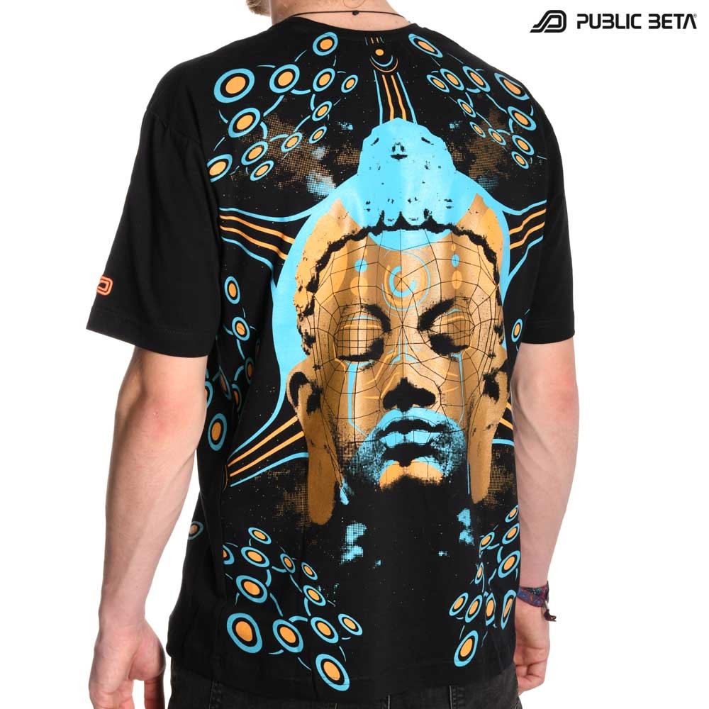 UV Active Psytrance T-Shirt / Quantumkarma UV D57