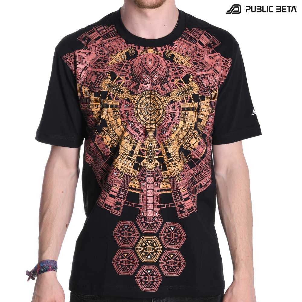 Psywear /Cydonia UV D73 / Psychedelic Glow in Blacklight T-Shirt