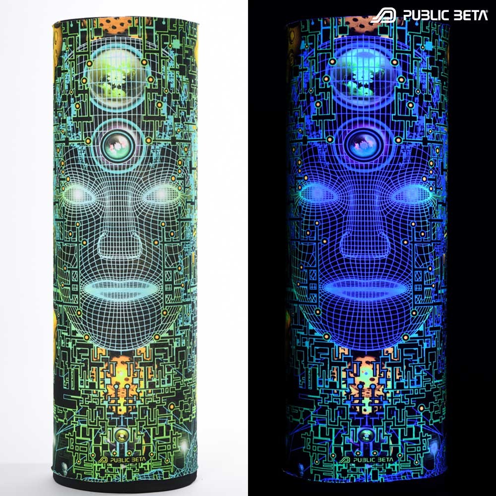 Glow in Blacklight Tube Bandana / Face Mask / Innerverse D140