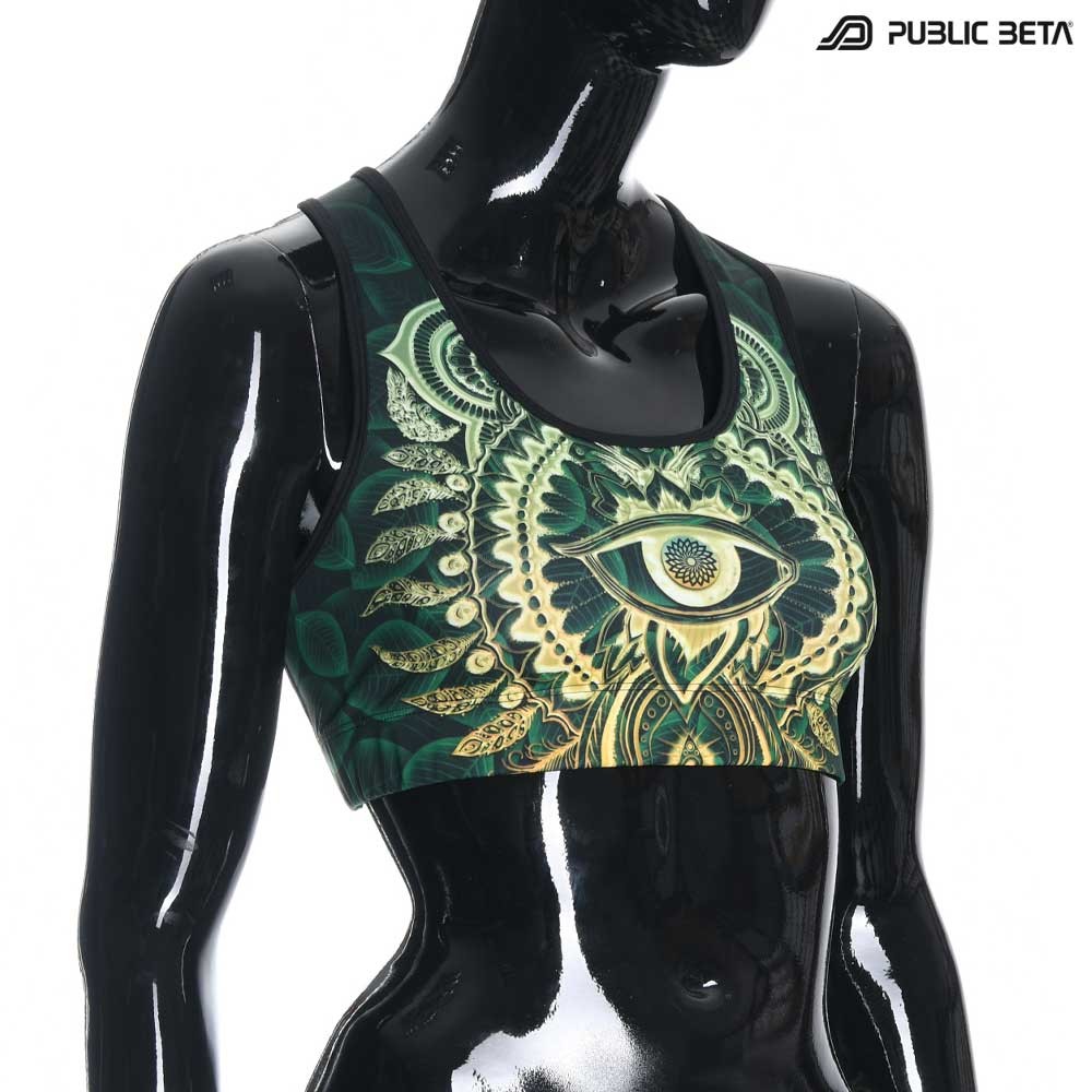 CivilEye D129 UV Active Top / Psychedelic Yoga Wear