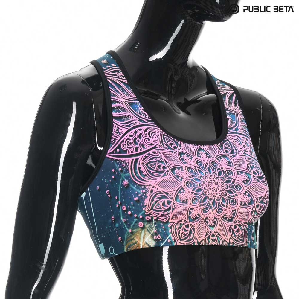 Glow D130 UV Active Top / Psychedelic Active Wear