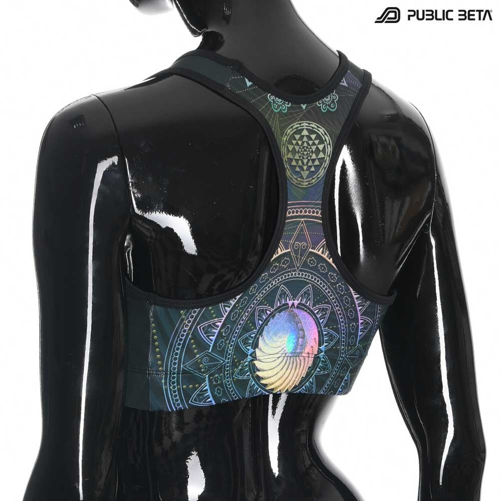 Singular D131 UV Active Top / Psychedelic Yoga Wear