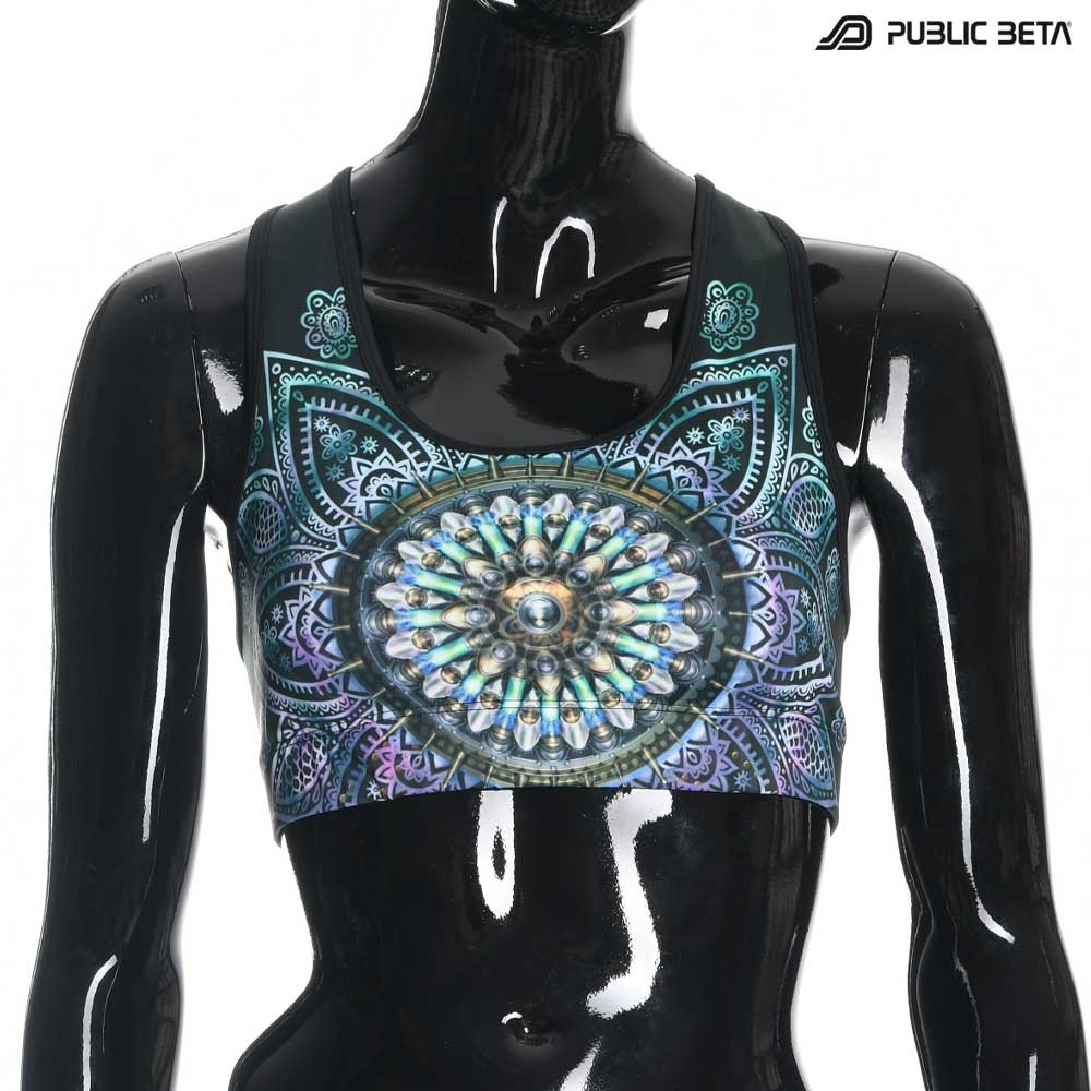Singular D131 UV Active Top / Psychedelic Yoga Wear