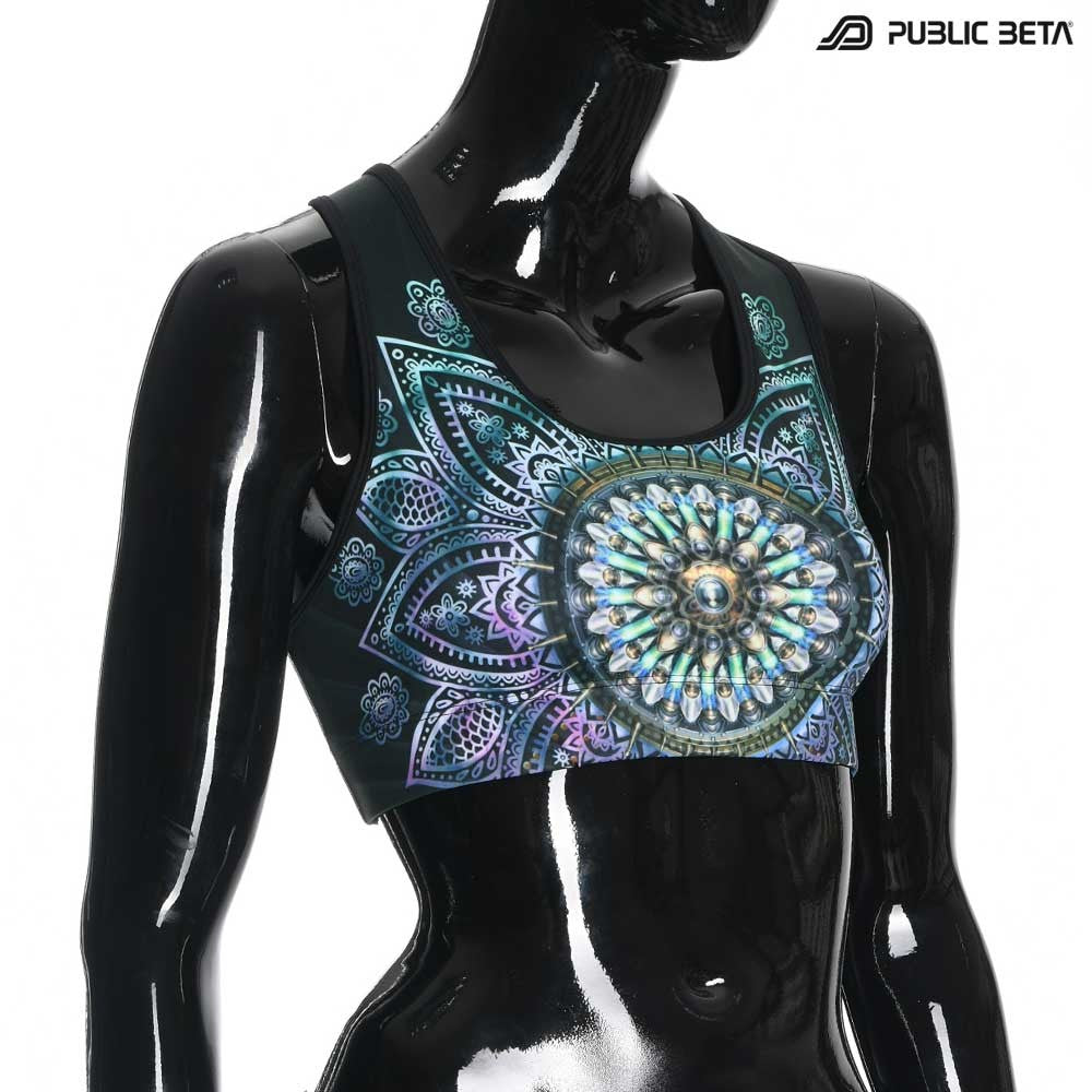 Singular D131 UV Active Top / Psychedelic Yoga Wear