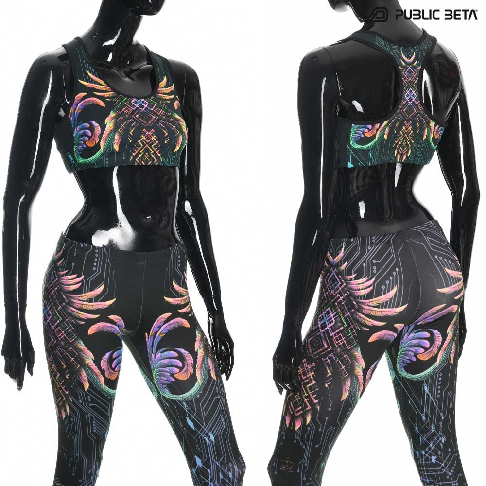 Supernatural D136 UV Active Top / Psychedelic Active Wear