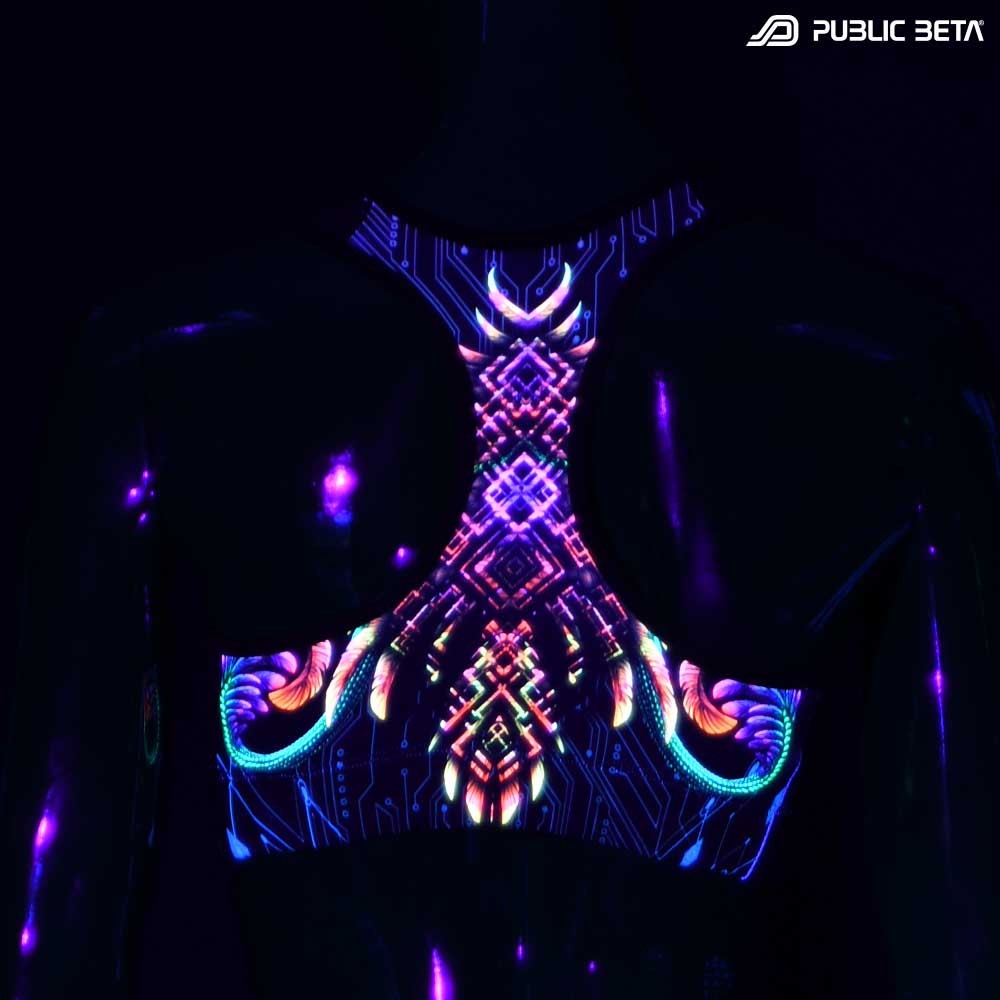 Supernatural D136 UV Active Top / Psychedelic Active Wear