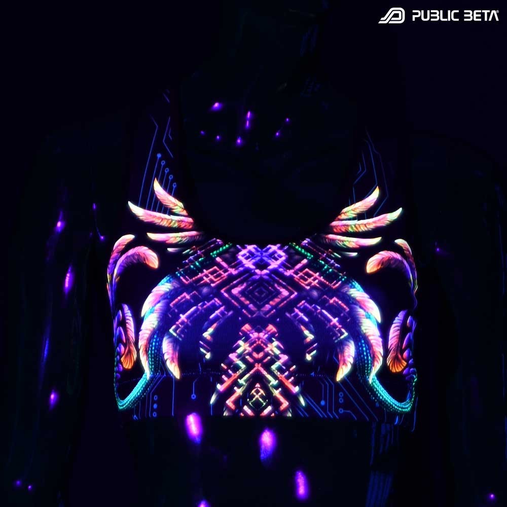 Supernatural D136 UV Active Top / Psychedelic Active Wear