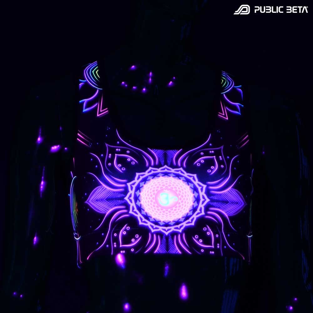 Chakra Power UV D112 Active Top / Psychedelic Active Wear