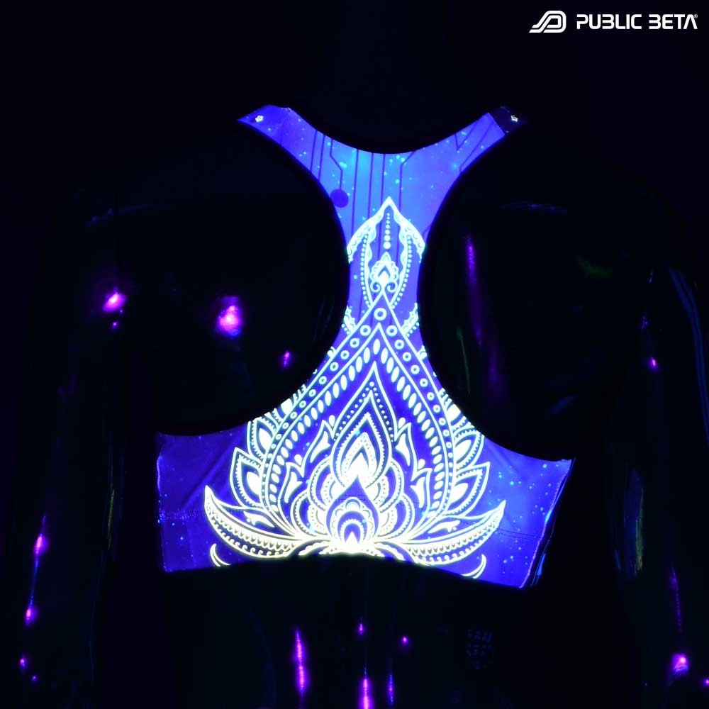 Glow D130 UV Active Top / Psychedelic Active Wear