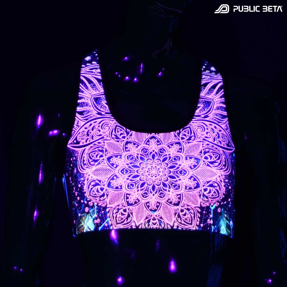 Glow D130 UV Active Top / Psychedelic Active Wear