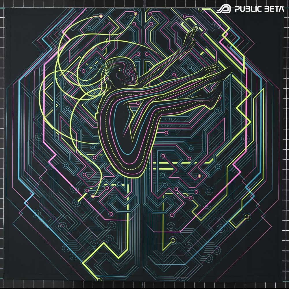 Blacklight Active Art Tapestry / AI D122 UV