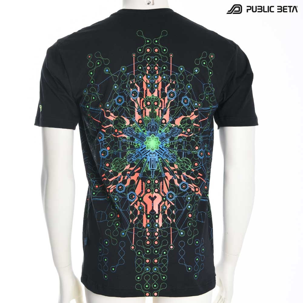 Spirit Circuit UV D120 T-Shirt / Blacklight Psyfashion