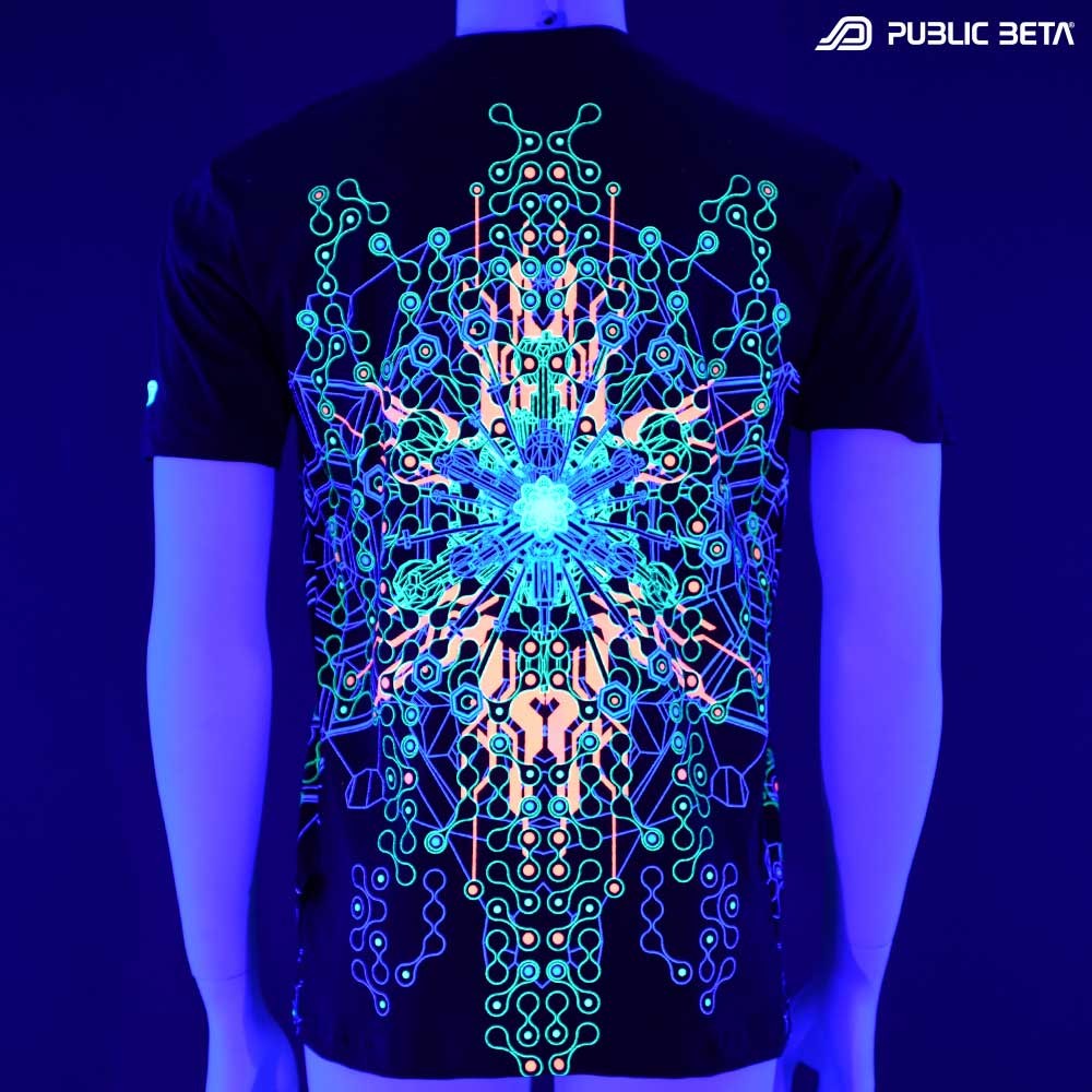 Spirit Circuit UV D120 T-Shirt / Blacklight Psyfashion