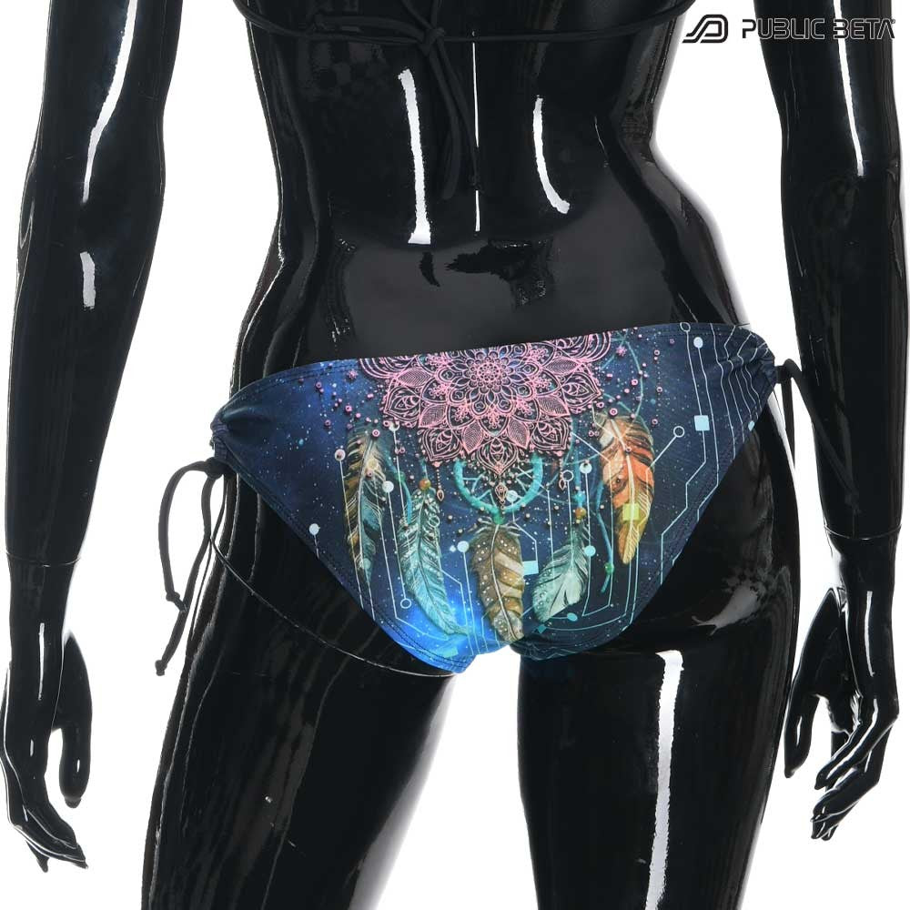 Psychedelic Art Printed Bikini. PublicBeta Wear