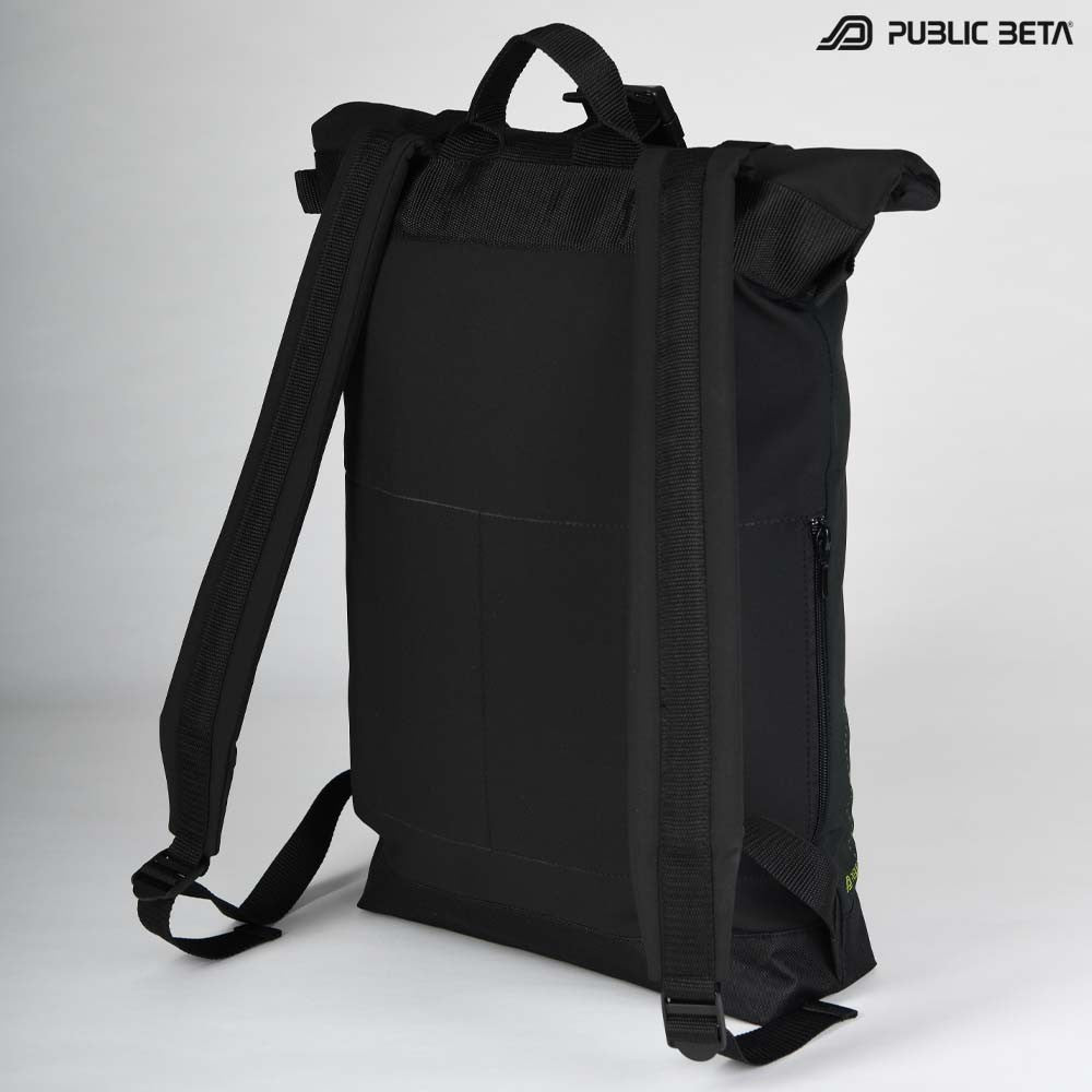 Backpack with Glow in Blacklight Digital Print Rolltop