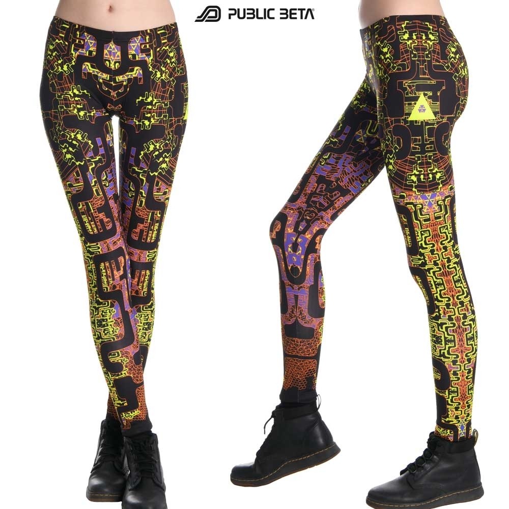 UV Active Psy Leggings
